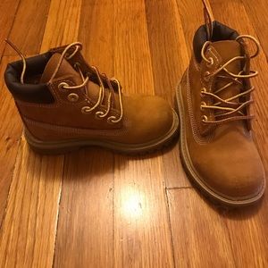 Timberland construction boots